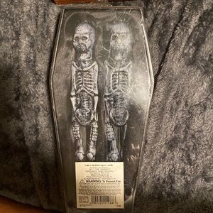 To skeleton candles never been open till just now